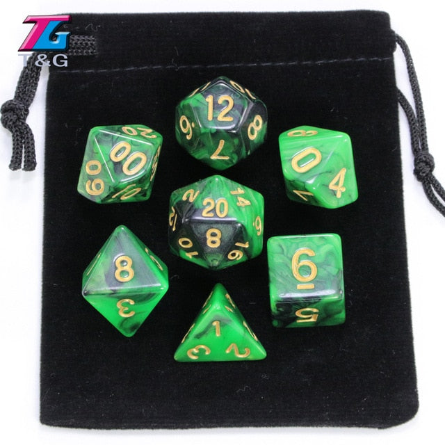 2-color Dice Set 7pcs