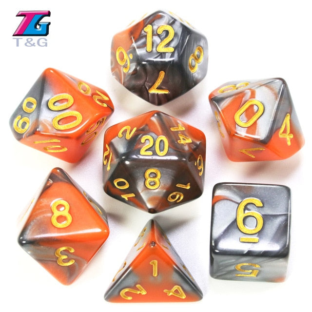 2-color Dice Set 7pcs