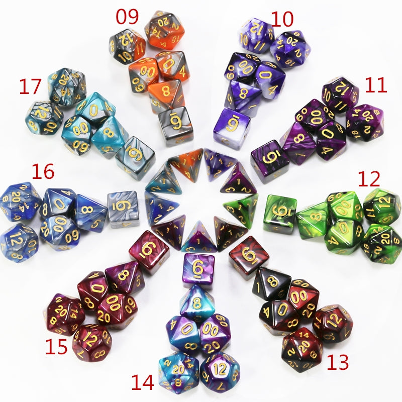 2-color Dice Set 7pcs