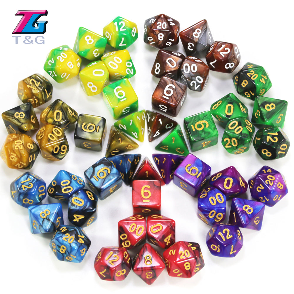 2-color Dice Set 7pcs