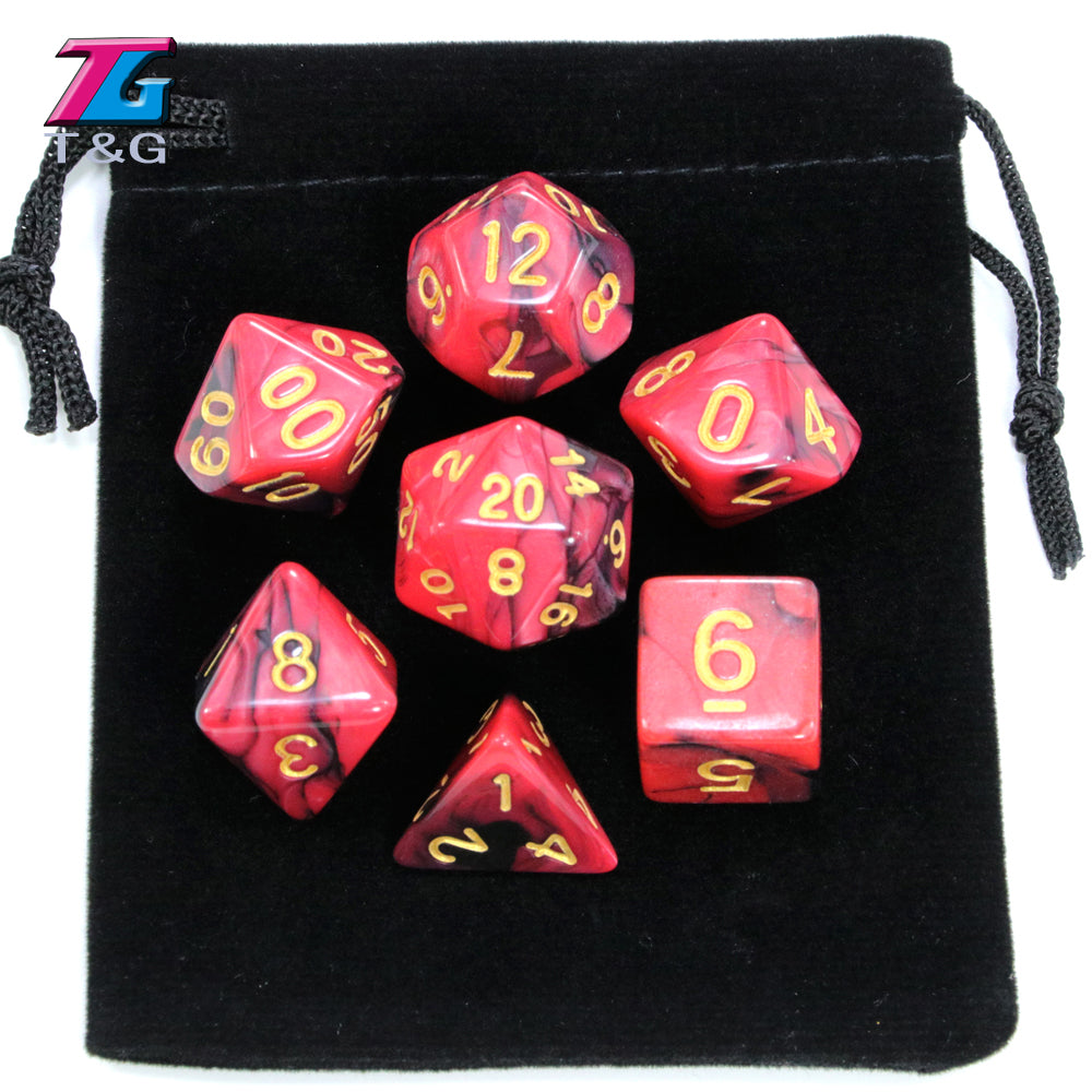 2-color Dice Set 7pcs