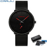 Luxury Quartz Men Casual Slim Mesh Watch