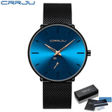 Luxury Quartz Men Casual Slim Mesh Watch