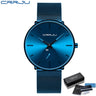 Luxury Quartz Men Casual Slim Mesh Watch