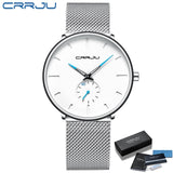 Luxury Quartz Men Casual Slim Mesh Watch