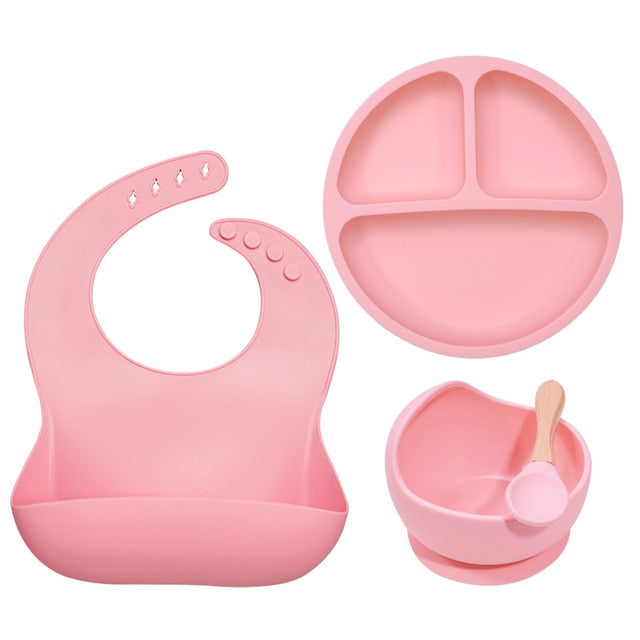 Silicone Table Settings for Baby and Toddlers (Comes as Set)