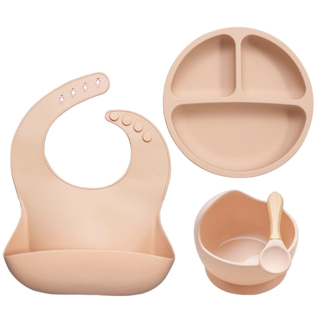 Silicone Table Settings for Baby and Toddlers (Comes as Set)