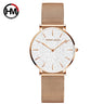 Sahara Desert Dial Japan Quartz Wristwatch Stainless Steel Rose Gold Waterproof Watch for Women