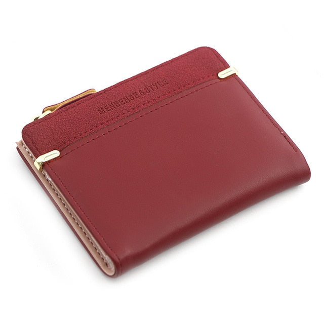 Short Coin Purse Wallet - Multiple Colors Available