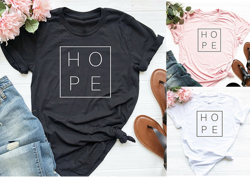 Women T Shirt Faith Hope