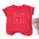 Women T Shirt Faith Hope