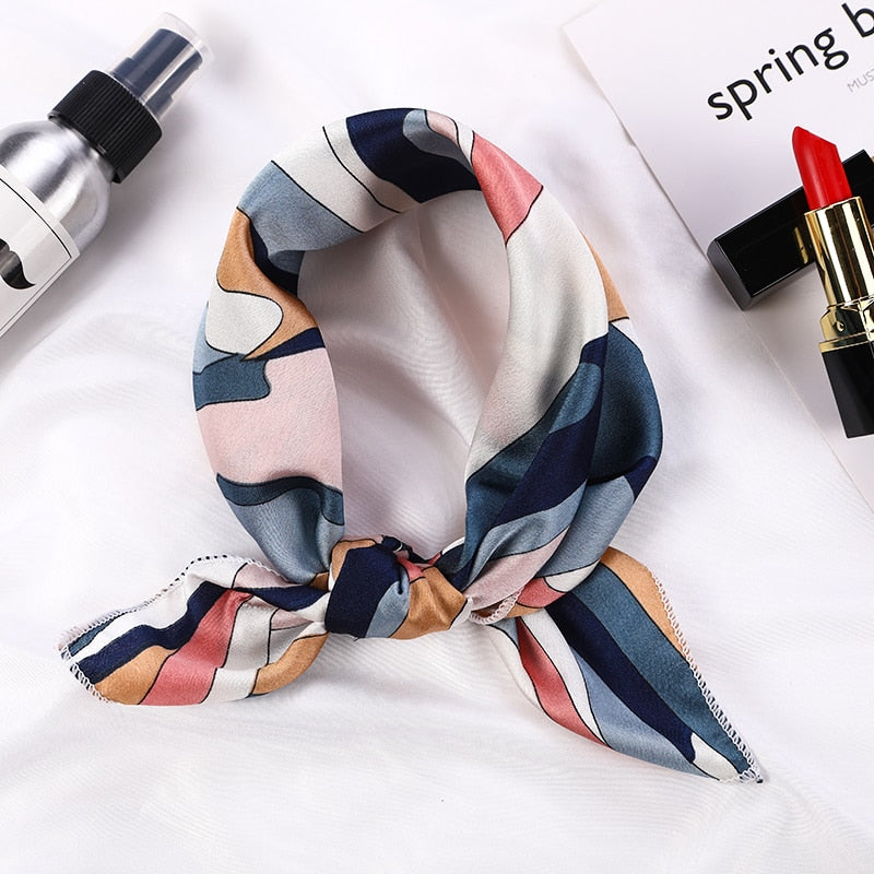 Square Silk Scarfs or Hair Accessory
