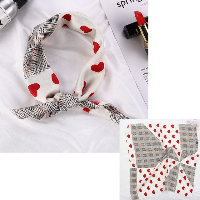Square Silk Scarfs or Hair Accessory