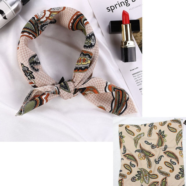 Square Silk Scarfs or Hair Accessory