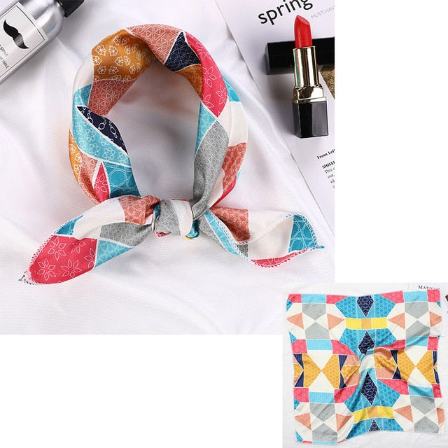 Square Silk Scarfs or Hair Accessory