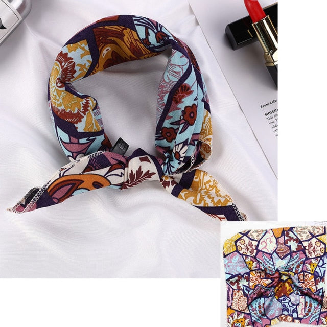 Square Silk Scarfs or Hair Accessory