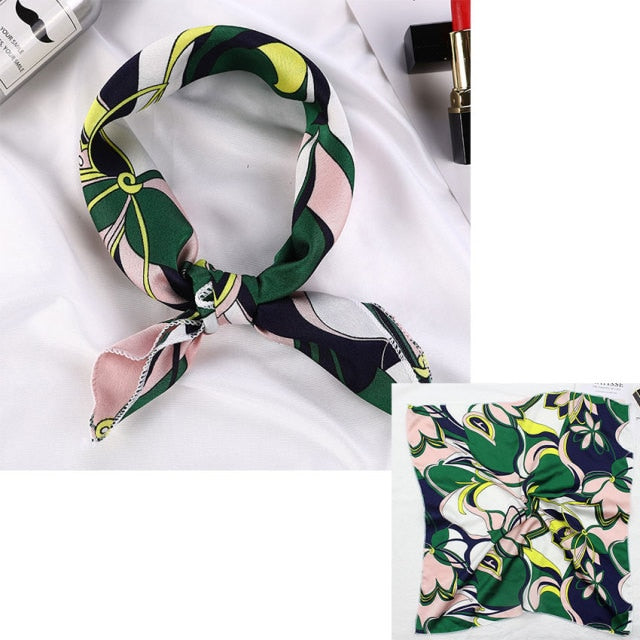 Square Silk Scarfs or Hair Accessory