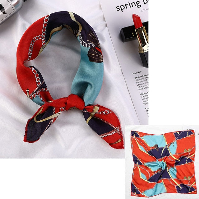 Square Silk Scarfs or Hair Accessory