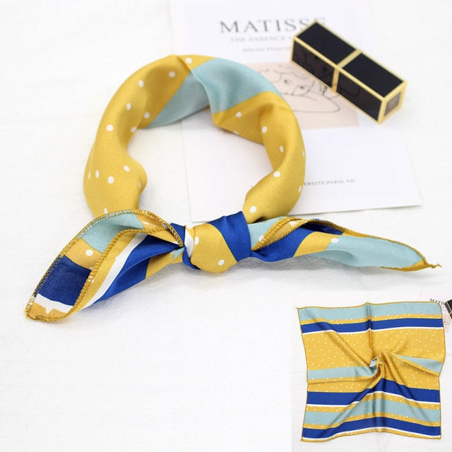 Square Silk Scarfs or Hair Accessory