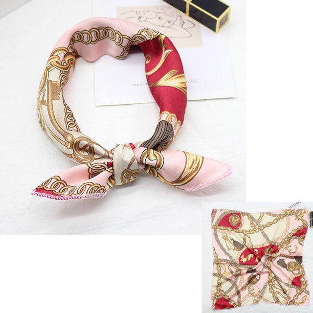 Square Silk Scarfs or Hair Accessory