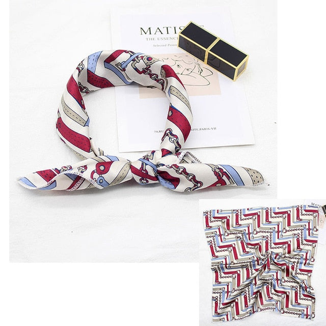 Square Silk Scarfs or Hair Accessory