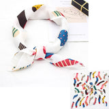 Square Silk Scarfs or Hair Accessory