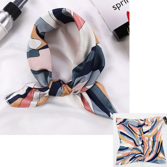 Square Silk Scarfs or Hair Accessory