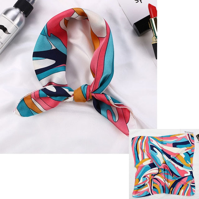 Square Silk Scarfs or Hair Accessory