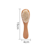Natural Wooden Soft Hair Brush for NewBorn