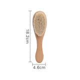 Natural Wooden Soft Hair Brush for NewBorn