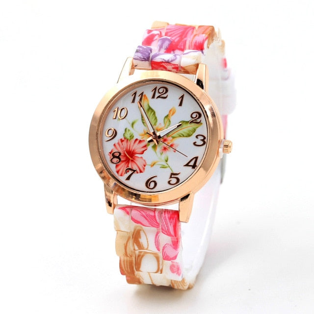 Luxury Printed Silicone Watch