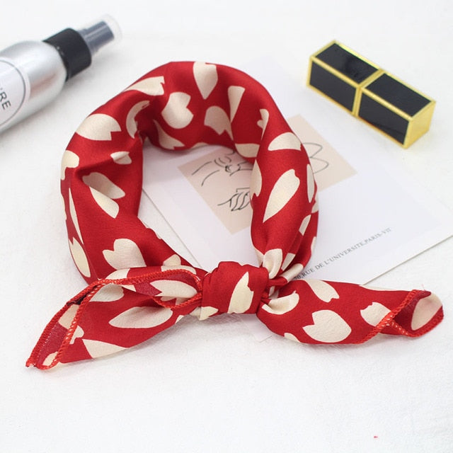 Square Silk Scarfs or Hair Accessory