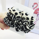 2/3/6/Lot Fashion Simple Basic Elastic Hair Bands Ponytail Holder Leopard Scrunchies Headband For Girl Women Hair