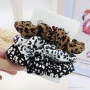 2/3/6/Lot Fashion Simple Basic Elastic Hair Bands Ponytail Holder Leopard Scrunchies Headband For Girl Women Hair