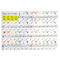 49/54/61/88 color Transparent Piano Keyboard Stickers for White Keys