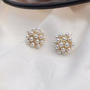 Pineapple Pearl Earrings / Starfish Pearl Earrings / Geometric Pearl Earrings
