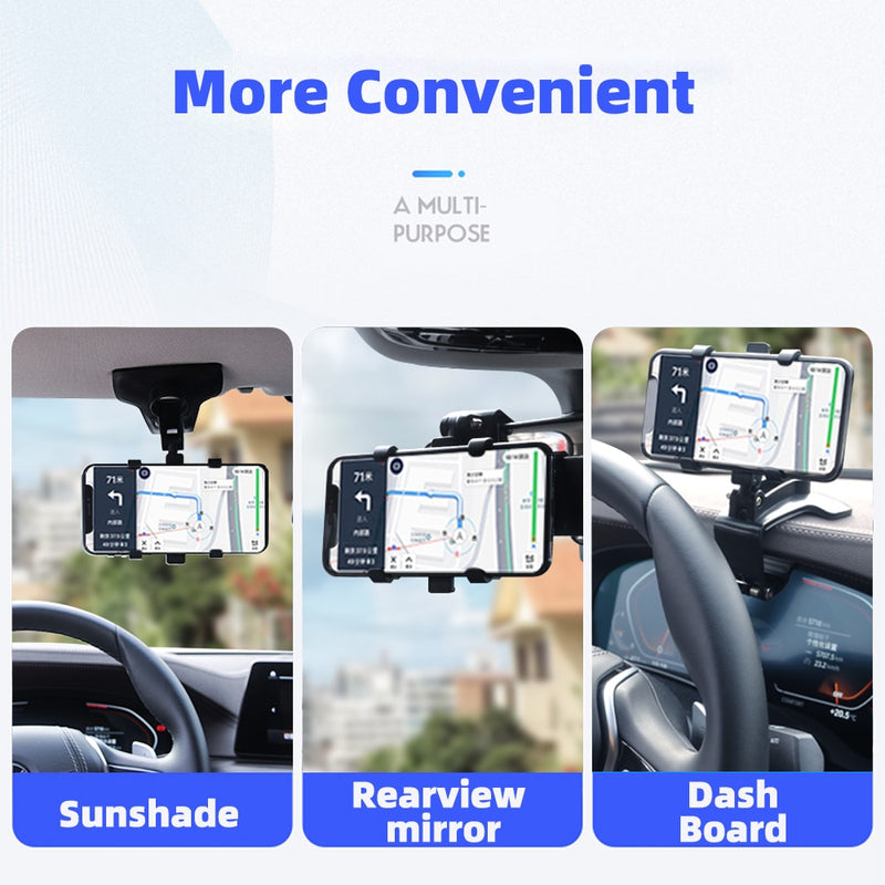 Dashboard Car Phone Holder 360 Degree Mobile Stand