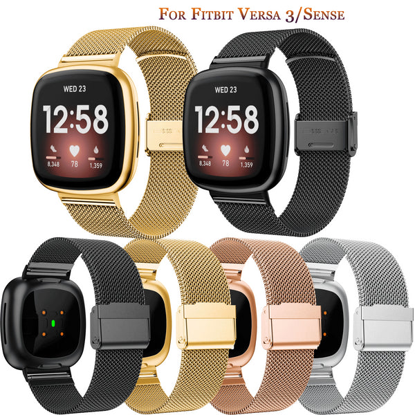 Luxury Milan Bracelet Strap For Fitbit Versa3 sport