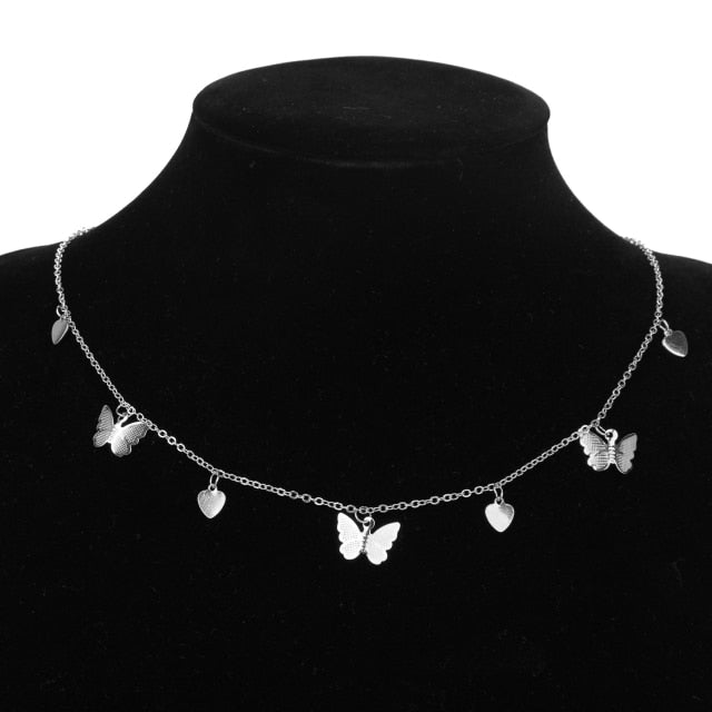 1 pcs Butterfly Necklaces and Earrings