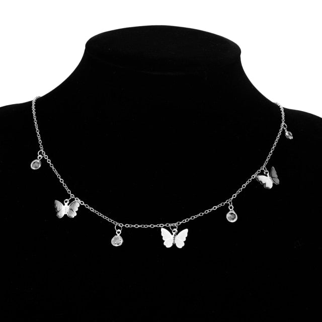 1 pcs Butterfly Necklaces and Earrings