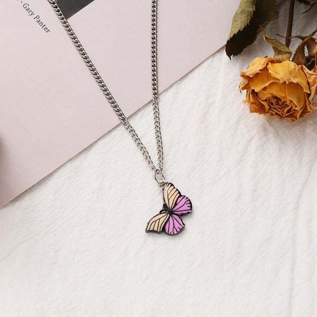 1 pcs Butterfly Necklaces and Earrings