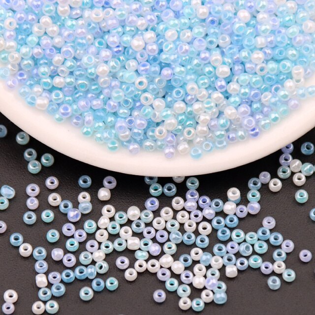 720pcs/lot 2MM Candy Glass Beeds