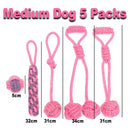 Various Sets of Dog Toys for Large and Small Dogs