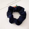 Silk Scrunchie Elastic Handmade 1PC Satin Silk Solid Color