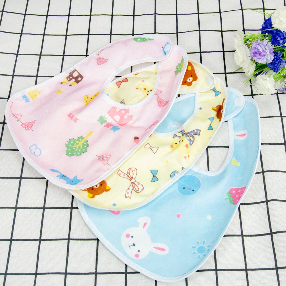 2pcs Waterproof Baby Bibs