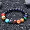 Lovers Eight Planets Natural Stone Bracelet