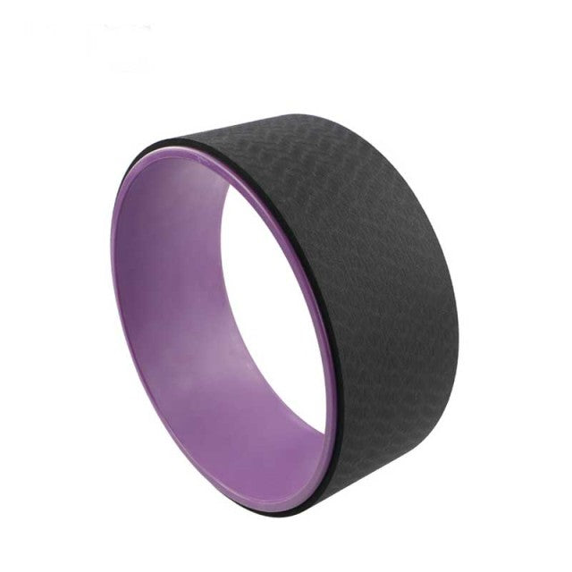 Yoga Wheel TPE Non-Slip Yoga Spine Roller for Back Pain Relief and Improving Backbends Flexibility Training