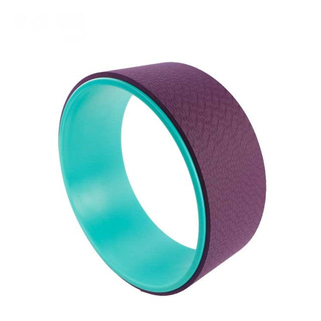 Yoga Wheel TPE Non-Slip Yoga Spine Roller for Back Pain Relief and Improving Backbends Flexibility Training