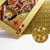 24K Gold/Silver/Black Playing Cards