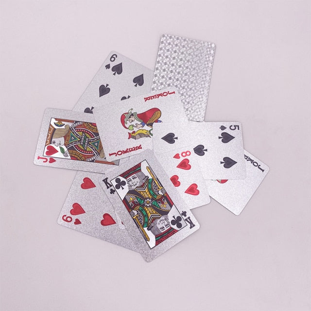 24K Gold/Silver/Black Playing Cards